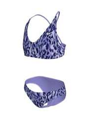 أرجواني - Nike Animal Print Lace Up Bikini Set - Image 8 of 8