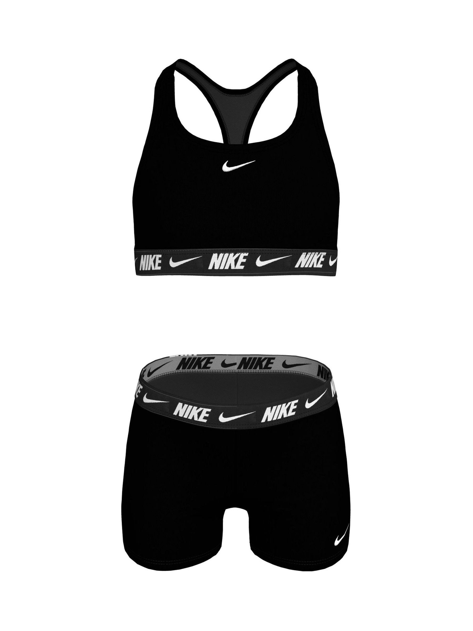 Next：日本 ブラック - Nike ロゴテープ・レーサーバック・ビキニ