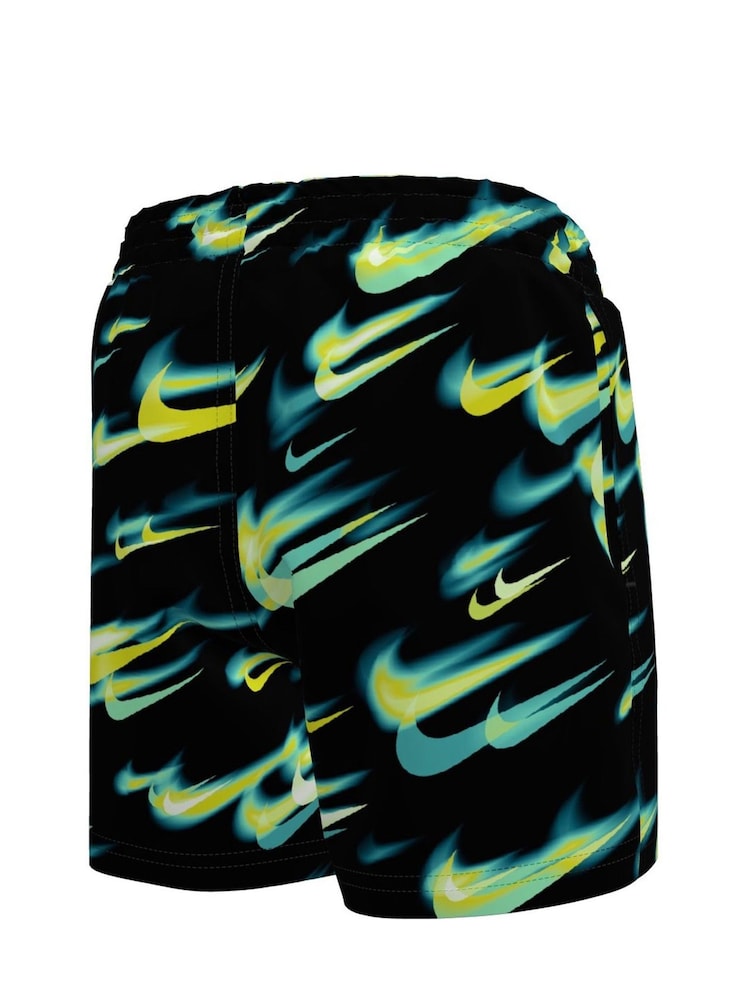 Nike Green Breaker Asteroid Print 4" Volley Swim Shorts - Image 7 of 7