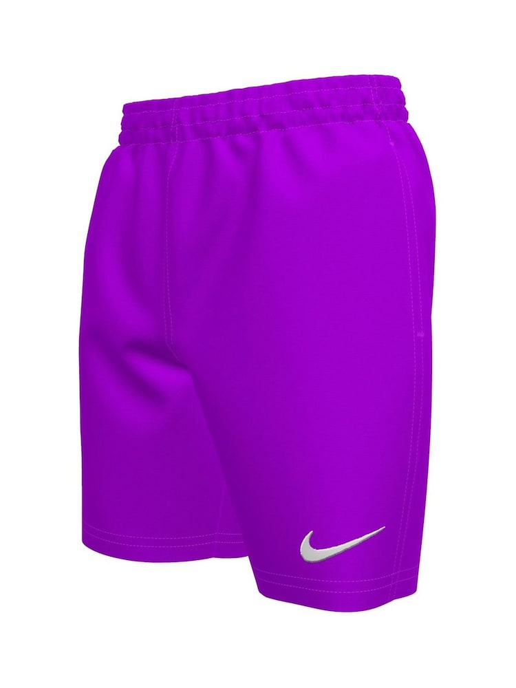 Nike Purple 6 Inch Essential Volley Swim Shorts - Image 1 of 3 Nike Purple 6 Inch Essential Volley Swim Shorts - Image 1 of 3