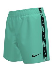Nike Blue Breaker Logo Tape 4" Volley Shorts - Image 6 of 8