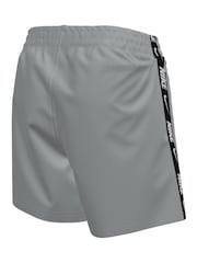 Nike Grey Breaker Logo Tape 4" Volley Shorts - Image 3 of 3