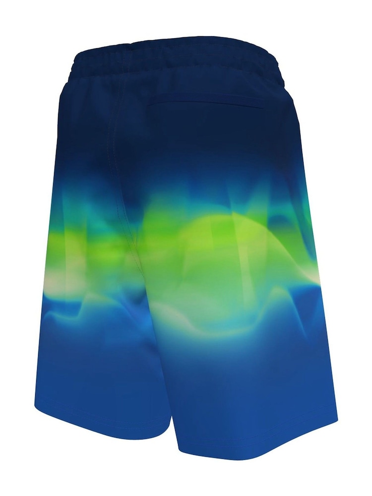 Nike Blue Fade Graphic 7 Inch Swim Shorts - Image 3 of 3