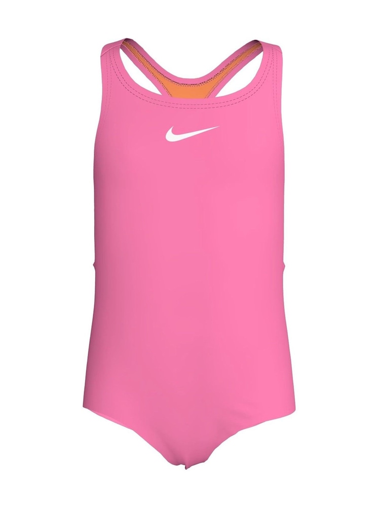 Nike Pink Little Kids Essential Racerback One Piece Swimsuit - Image 1 of 3
