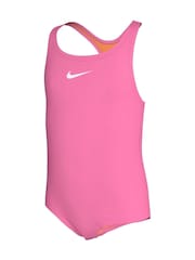 Nike Pink Little Kids Essential Racerback One Piece Swimsuit - Image 3 of 3