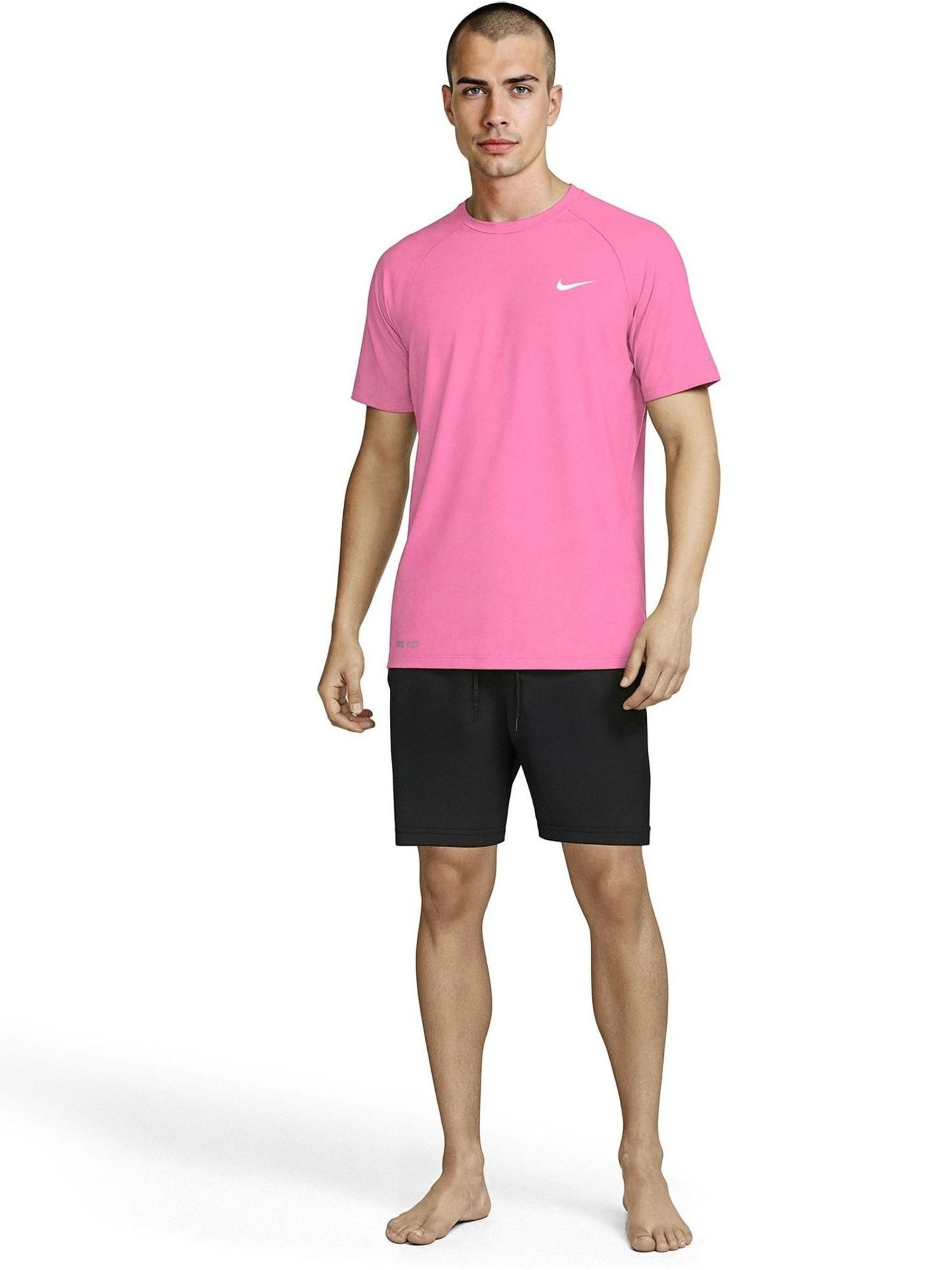 Next：日本 ピンク - Nike Dri-FIT Sun Safe 半袖 ラッシュガード from