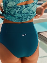 Nike Green Essential V-Neck Tankini - Image 5 of 5