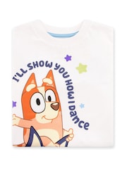 Character White Boys Bluey Boxy T-Shirt - Image 3 of 12