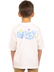 Character White Boys Bluey Boxy T-Shirt - Image 8 of 12