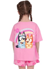Character Bluey Girls T-Shirt And Shorts Set - Bild 7 von 9