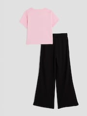 River Island Pink Girls Tracksuit Set - Image 2 of 5