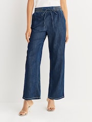 Emme by Marella Blue Emmfingere Denim Trousers - Image 4 of 5