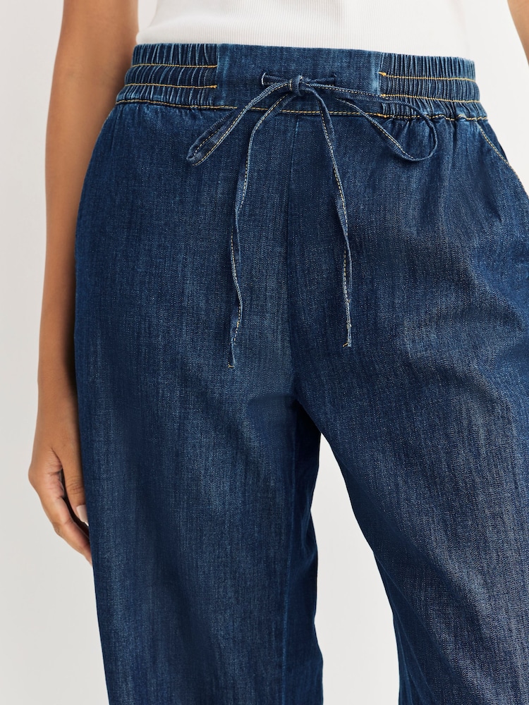 Emme by Marella Blue Emmfingere Denim Trousers - Image 5 of 5