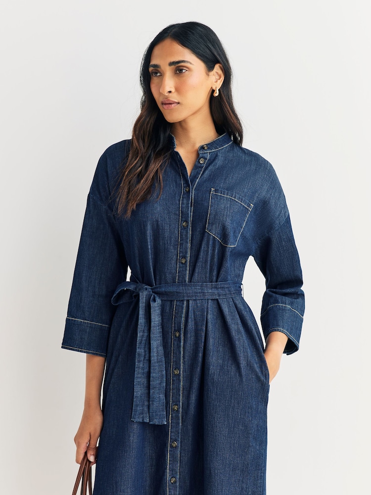 Buy Emme by Marella Blue Emmsarta Denim Dress from Next Norway