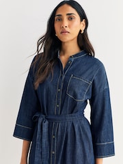 Emme by Marella Blue Emmsarta Denim Dress - Bild 5 von 6