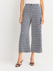 Emme by Marella Blue Emmcaraffa Trousers - Image 4 of 5