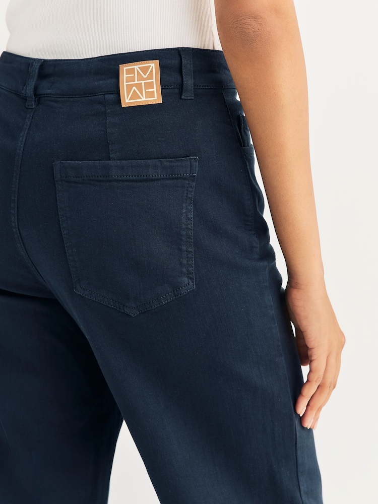 Emme by Marella Blue Emmhobby Trousers - Image 6 of 6