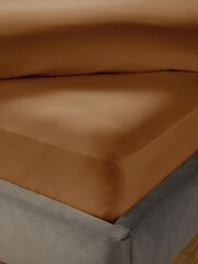 Silentnight Terracotta Cotton 40cm Extra Deep Fitted Sheet - Image 1 of 7