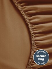 Silentnight Terracotta Cotton 40cm Extra Deep Fitted Sheet - Image 3 of 7