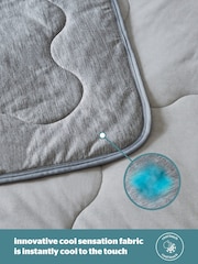 Silentnight Grey Restore Cooling Blanket Throw - Image 3 of 9