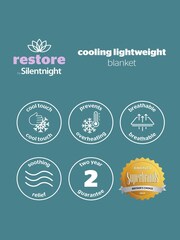 Silentnight Grey Restore Cooling Blanket Throw - Image 8 of 9