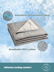 Silentnight Grey Restore Cooling Blanket Throw - Image 9 of 9
