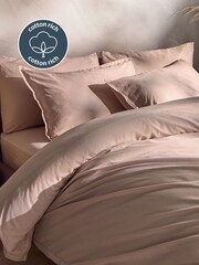 Silentnight Natural Cotton Rich T180 Washed Duvet Set - Image 2 of 7