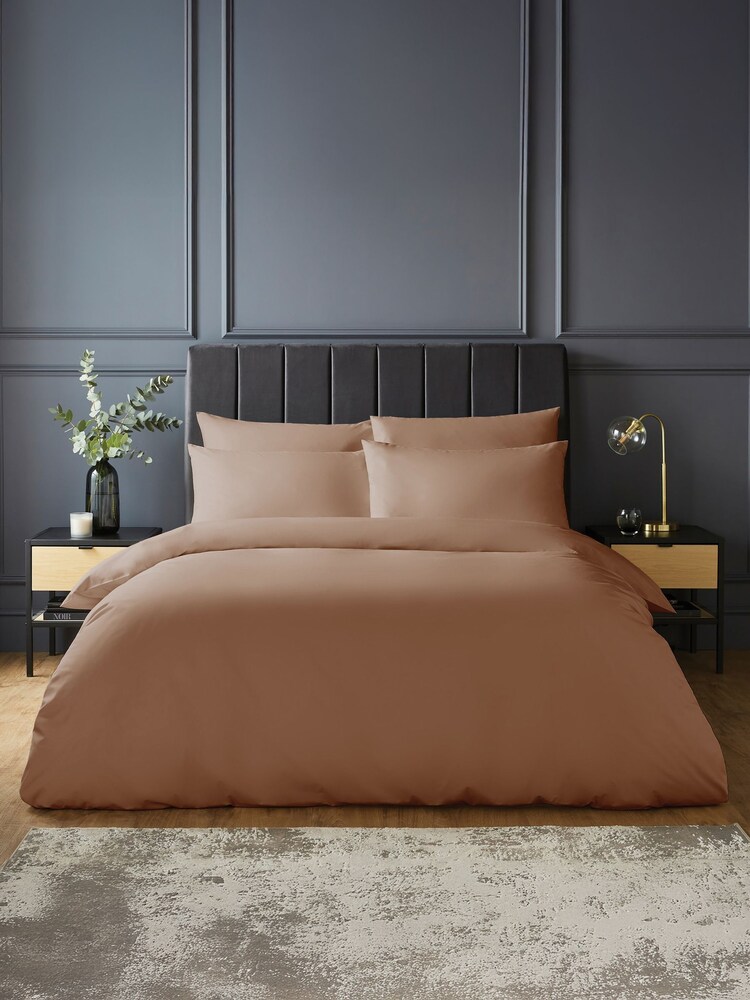 Silentnight Dusky Pink Pure Cotton Duvet Set - Image 1 of 9