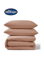 Silentnight Dusky Pink Pure Cotton Duvet Set - Image 5 of 9