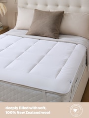 Silentnight White Wool Mattress Topper - Image 2 of 9