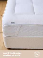 Silentnight White Wool Mattress Topper - Image 6 of 9