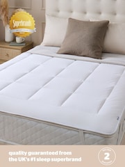 Silentnight White Wool Mattress Topper - Image 8 of 9
