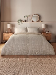 Silentnight Natural Supersoft Duvet Set Gingham - Image 1 of 7