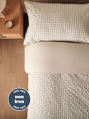 Silentnight Natural Supersoft Duvet Set Gingham - Image 3 of 7