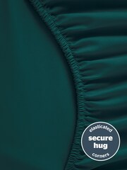 Silentnight Teal Cotton 40cm Extra Deep Fitted Sheet - Image 3 of 7