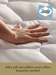 Sealy White Airflow Breathable Mattress Topper - Image 5 of 9