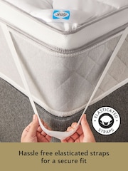 Sealy White Airflow Breathable Mattress Topper - Image 6 of 9