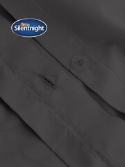 Silentnight Charcoal Cotton Rich T180 Washed Duvet Set - Image 5 of 7