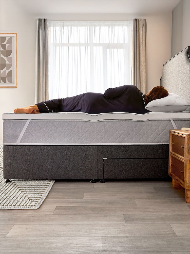 Sealy White Side Sleeper Memory Foam Mattress Topper - Image 1 of 10