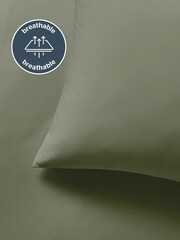 Silentnight Sage Pure Cotton Duvet Set - Image 3 of 9