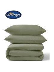 Silentnight Sage Pure Cotton Duvet Set - Image 5 of 9