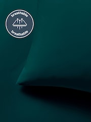 Silentnight Teal Pure Cotton Duvet Set - Image 3 of 9