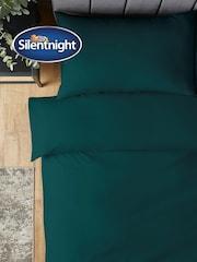 Silentnight Teal Pure Cotton Duvet Set - Image 4 of 9