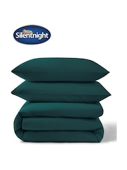Silentnight Teal Pure Cotton Duvet Set - Image 5 of 9