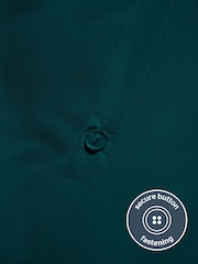 Silentnight Teal Pure Cotton Duvet Set - Image 6 of 9
