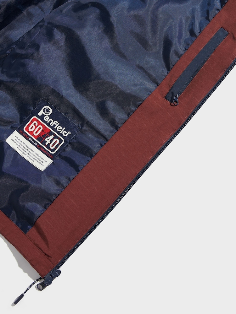 Penfield Brown Mens Northrim Rain Jacket - Image 6 of 6
