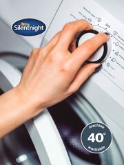 Silentnight Charcoal Cotton Rich T180 Washed Fitted Sheet - Image 5 of 6