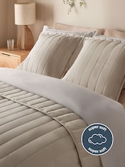Silentnight Natural Quilted Cushion - Image 4 of 9