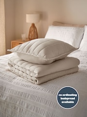Silentnight Natural Quilted Cushion - Image 5 of 9