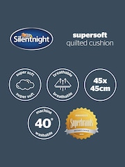 Silentnight Natural Quilted Cushion - Image 9 of 9